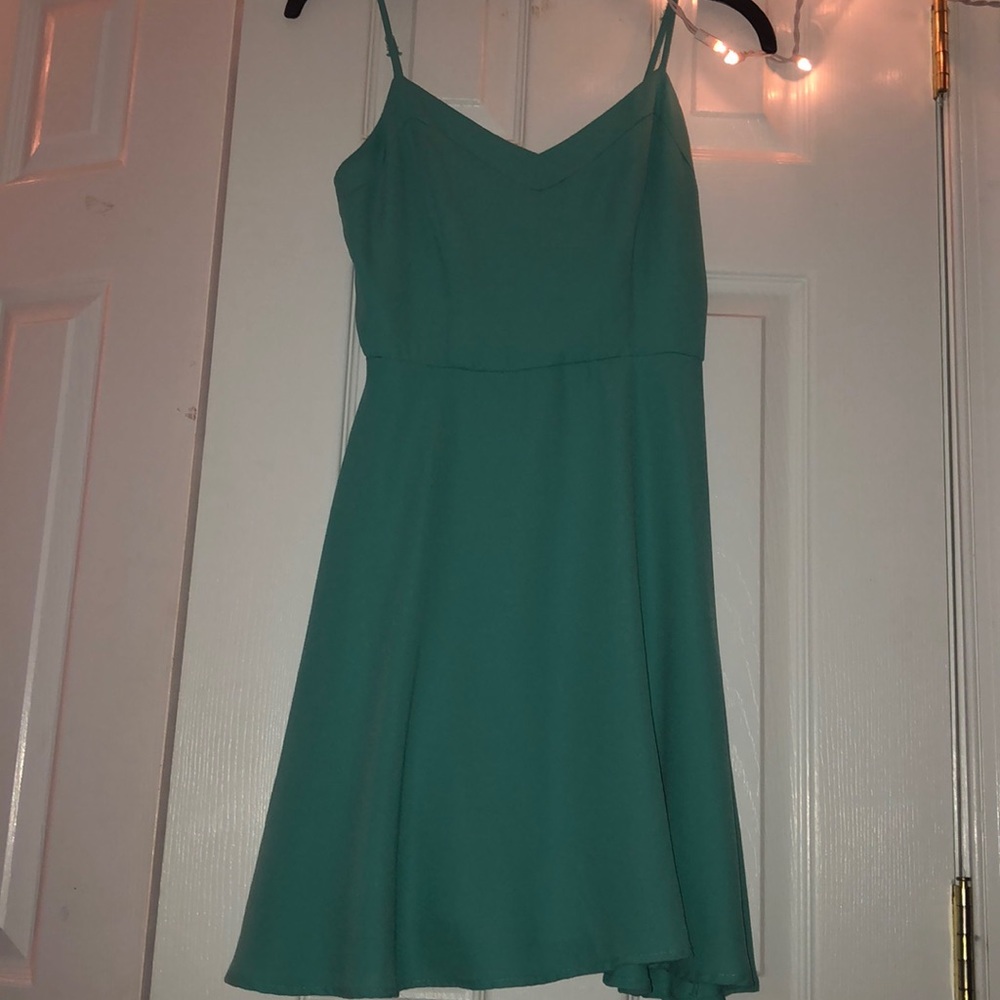 Mint Green Spring Skater Dress